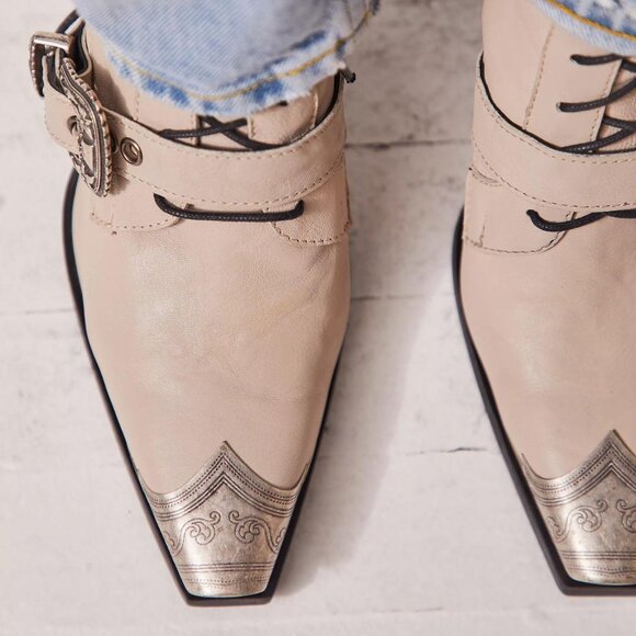 Free People Briar Buckle Boots in Opal - Picture 3 of 11